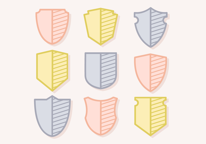 Free Emblem Shields Vector