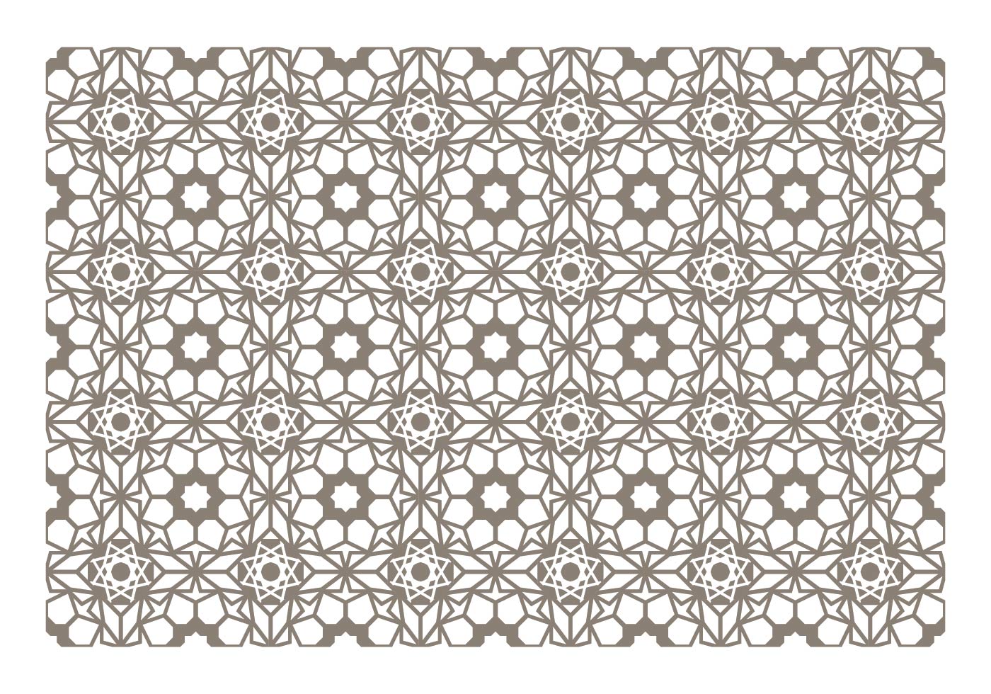 Seamless Islamic Pattern Vector - Download Free Vectors  