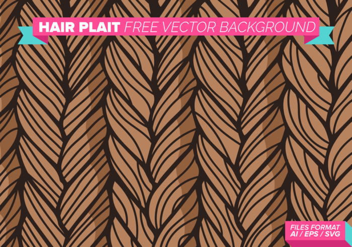 Hair Plait Free Vector Background Hair Plait Free Vector Background