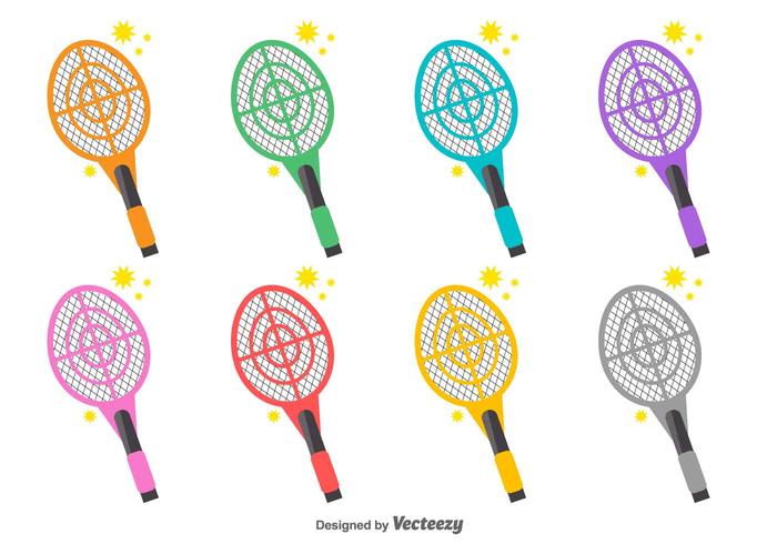 Vector Collection Of Fly Swatter Icons