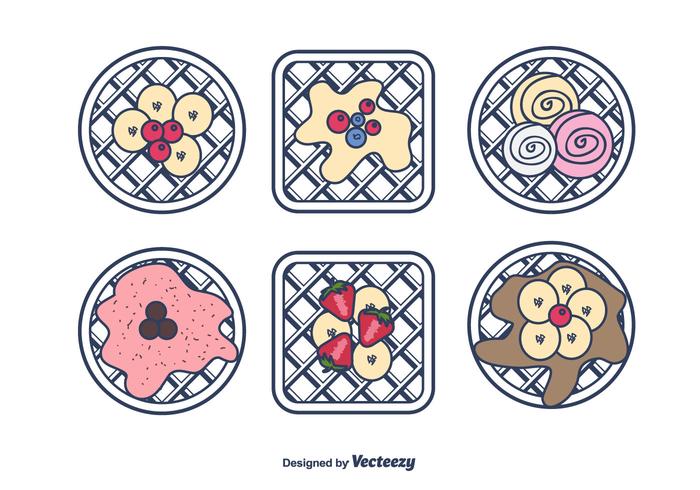 Sweet Waffles Vector
