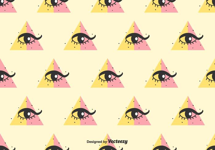 Girly Eye Vector Pattern Girly Eye Vector Pattern