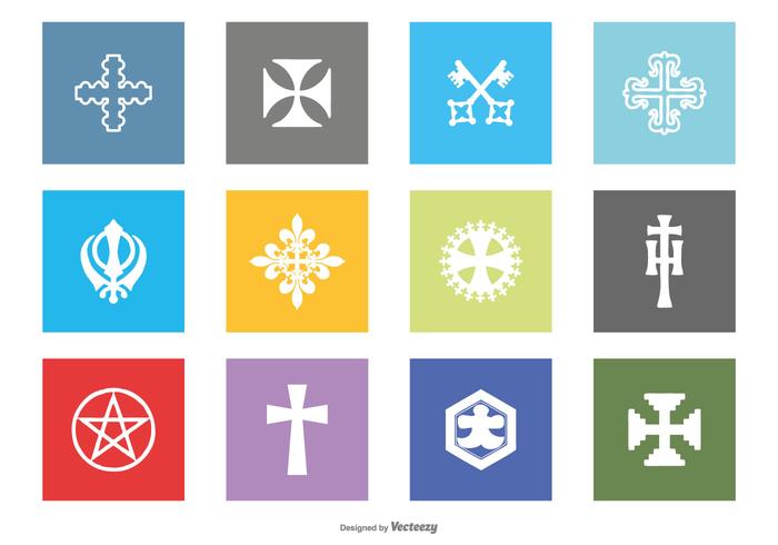 Vector Icon Collection religiosa