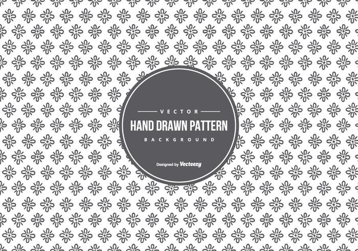 Cute Hand Drawn Style Pattern Background vector