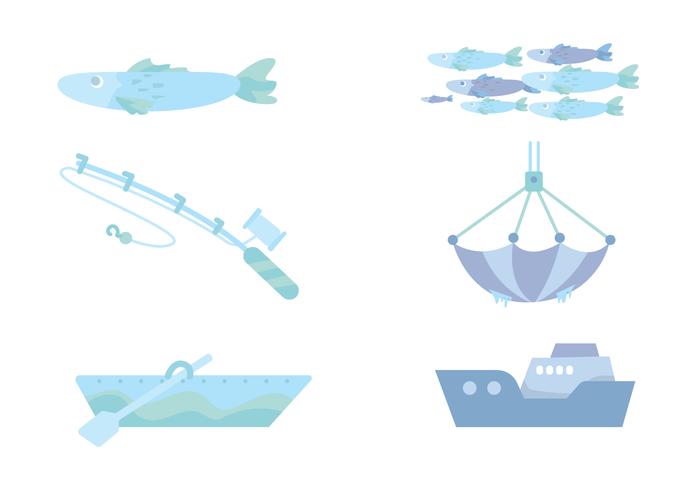 Fishing Ocean Vector