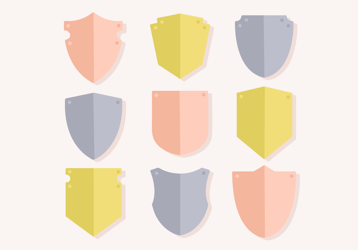 Free Emblem Shields Vector