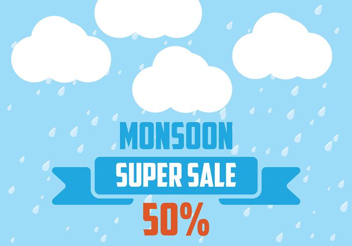 Monsoon Background Vector