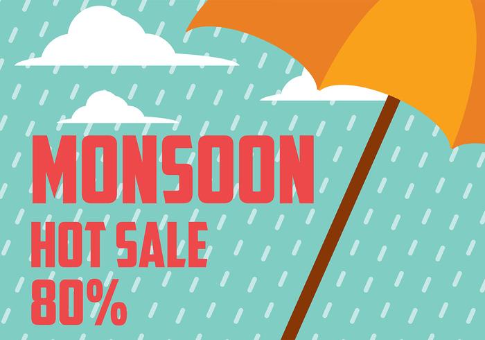 Monsoon Background Vector