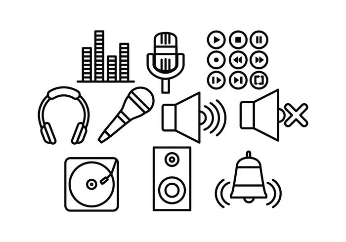 Free Sound Line Vectors