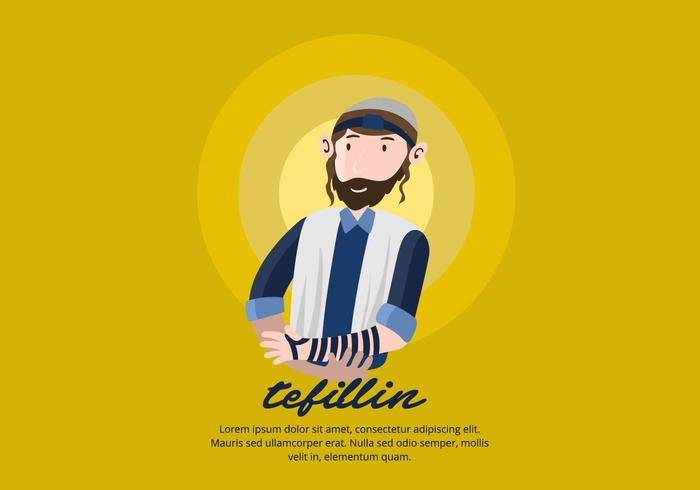 Tefillin Background vector