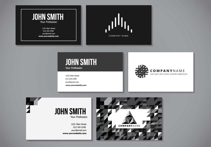 minimalist elegant name card design download free