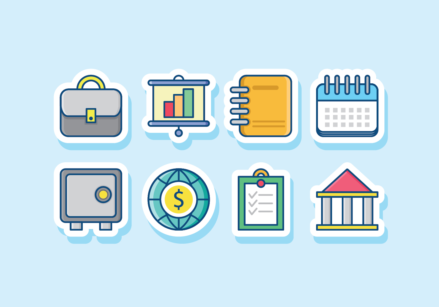 Download Business Icon Set 144352 - Download Free Vectors, Clipart Graphics & Vector Art