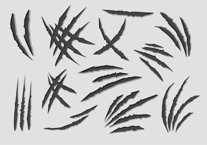 Scratch Marks Free Vector