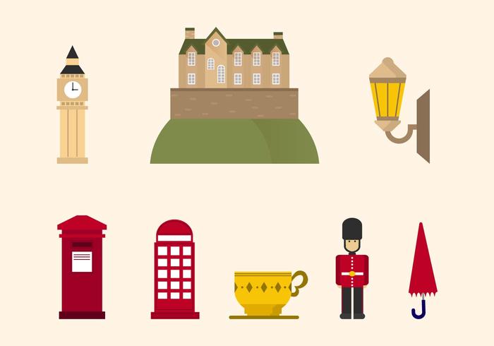 Flat England or Scotland Vectors
