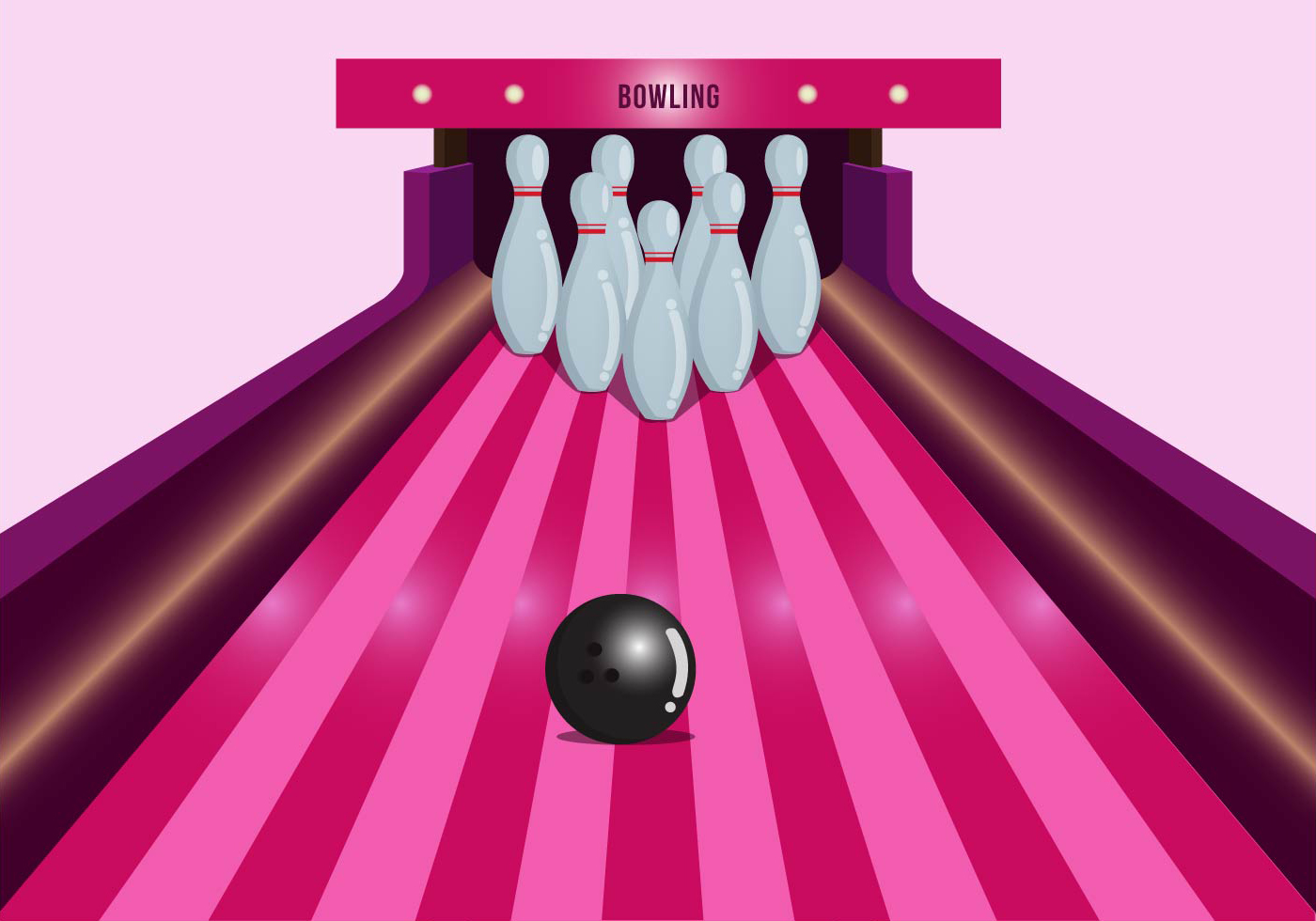 bright-pink-bowling-lane-vector-144401-vector-art-at-vecteezy