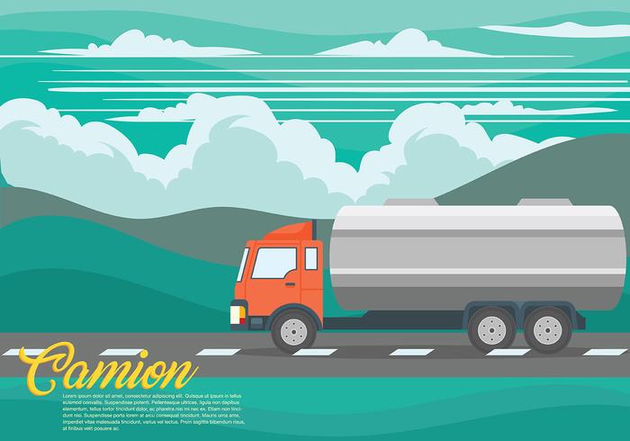Camion Vector Background