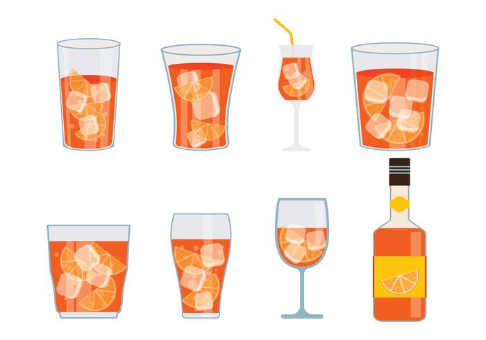 Spritz Vector Iconos Conjunto