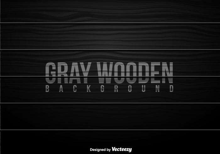 Grey Wooden Planks Vector Background