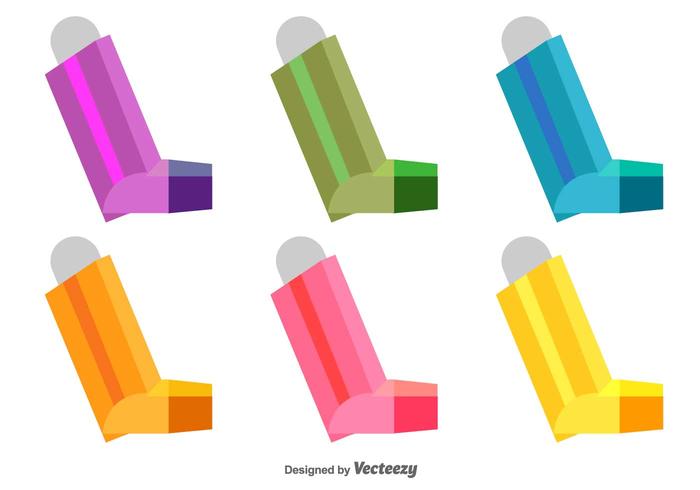 Vector Asthma Icons Vector Asthma Icons