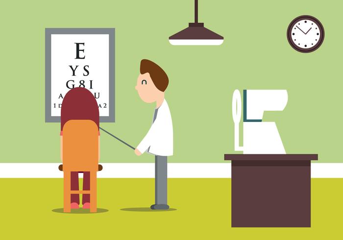 Eye Doctor Vector Illustration Eye Doctor Vector Illustration