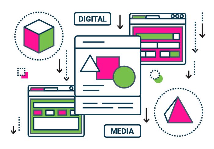 Oficina gratuito lineal trabajo Elementos del vector