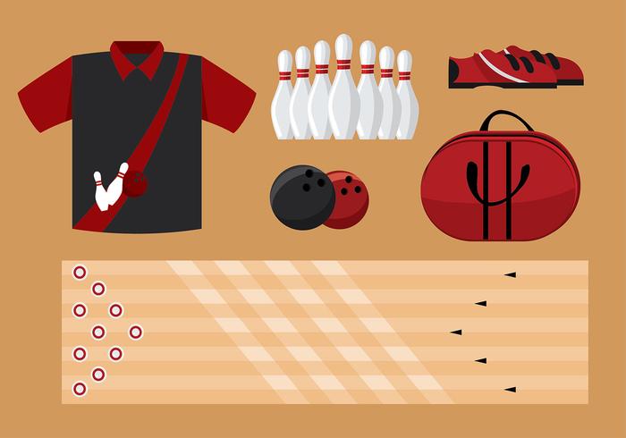 Bowling Equipment Free Vector