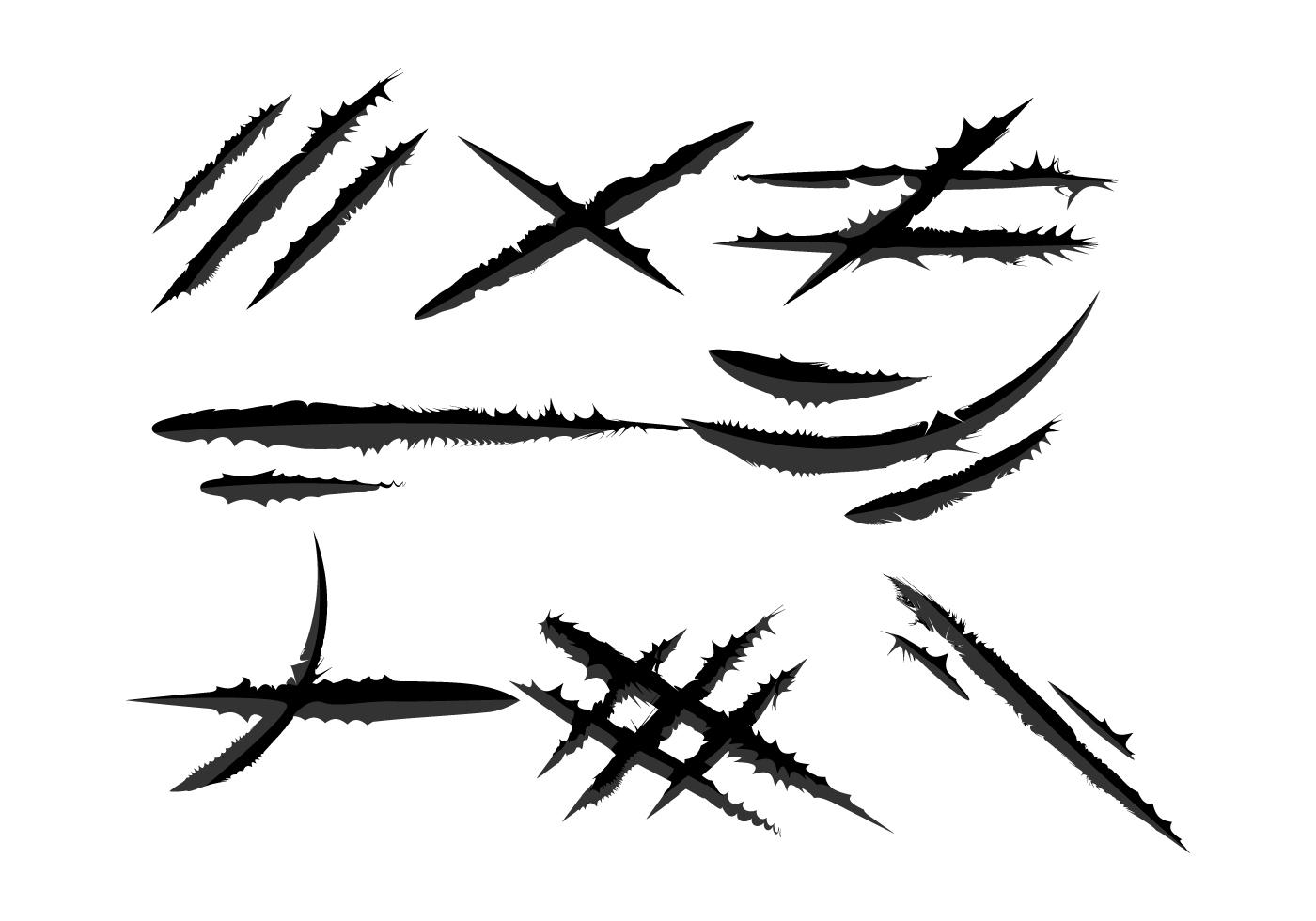 Free Scratch Marks Vector 144626 Vector Art at Vecteezy