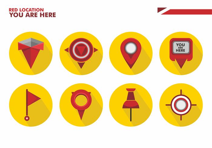 You Are Here Vector Icon You Are Here Vector Icon