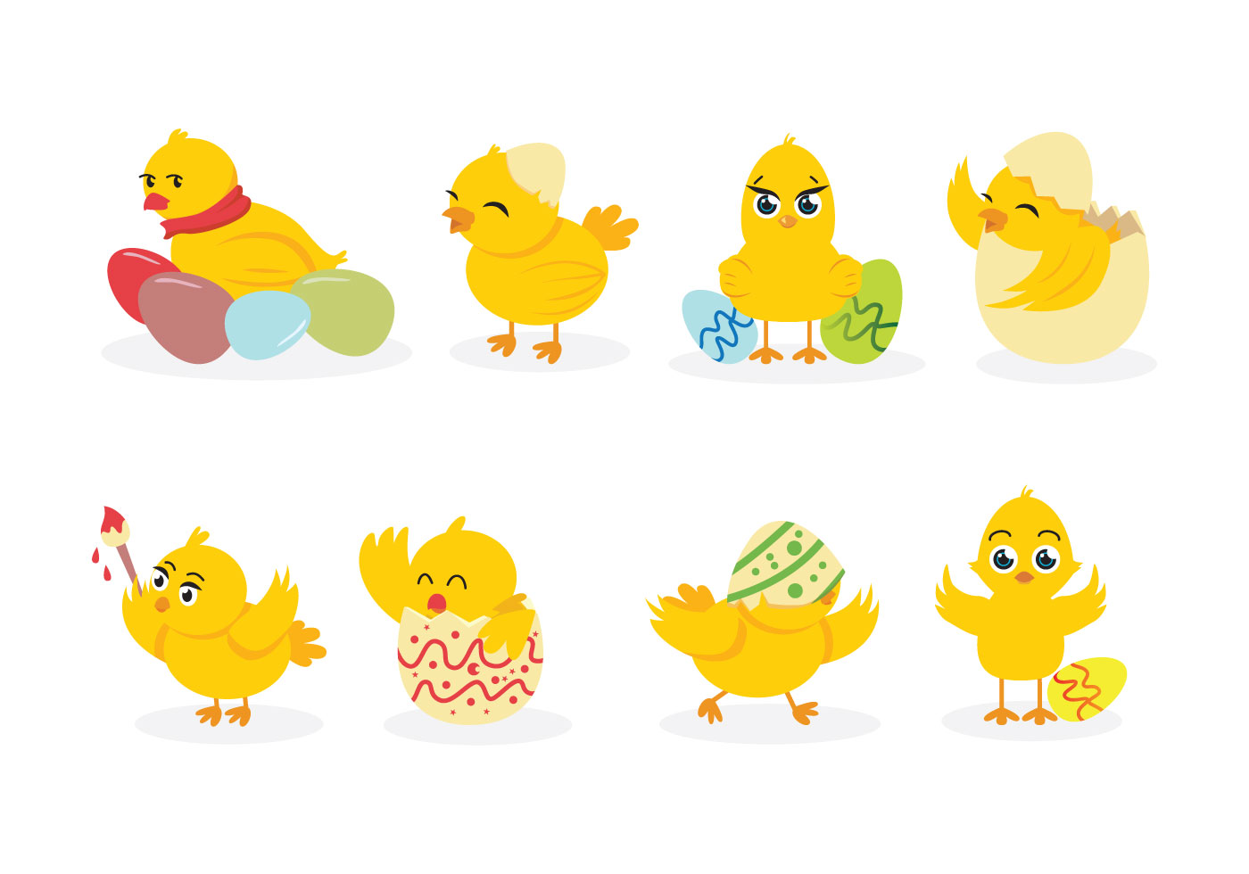 Easter Chick Vectors 144744 Vector Art at Vecteezy