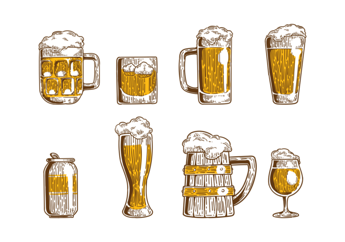 Cerveja Icons Vector