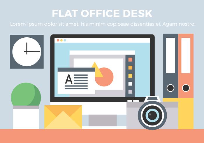 Free Office Desk Vector Elements