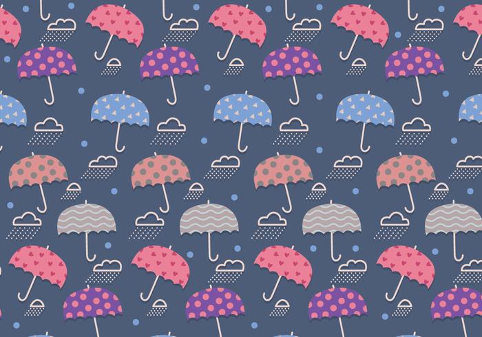 Monsoon Pattern Cute Vector