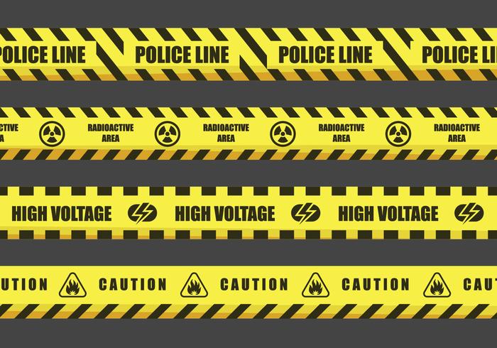 Danger Tape Vector Designs