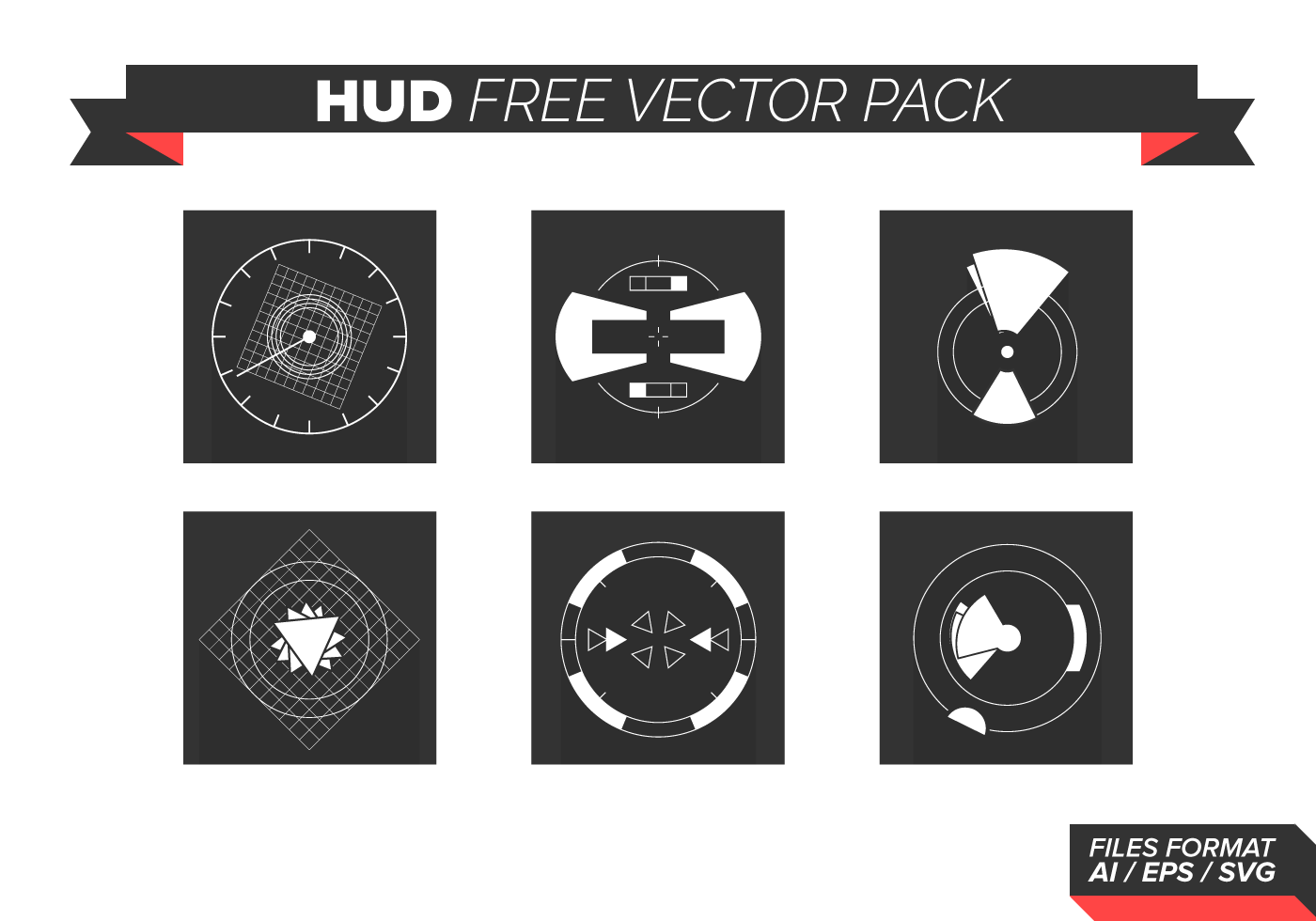 HUD Free Vector Pack - Download Free Vectors, Clipart Graphics & Vector Art