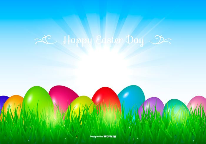 Beautiful Easter Background  vector