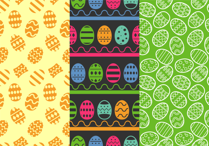 Easter Pattern Background vector