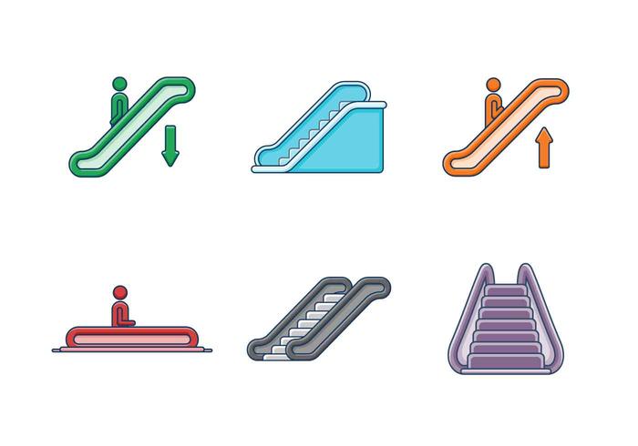 Free Escalator Vectors Free Escalator Vectors