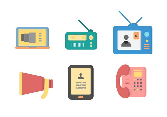 Free Iconic Communication Vectors