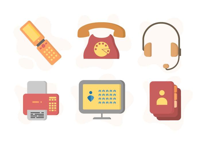 Free Iconic Communication Vectors