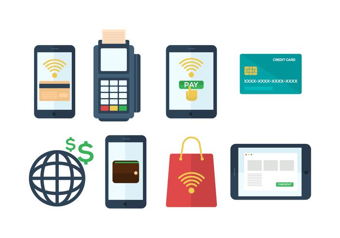 Free Mobile Payment Vector Icons