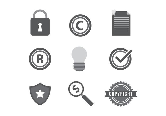 Free Copyright Vector Icons