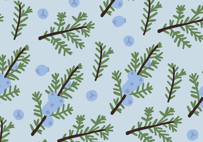 Blue Juniper Pattern vector