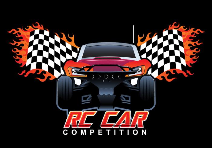 Rc Car Competition Vector 