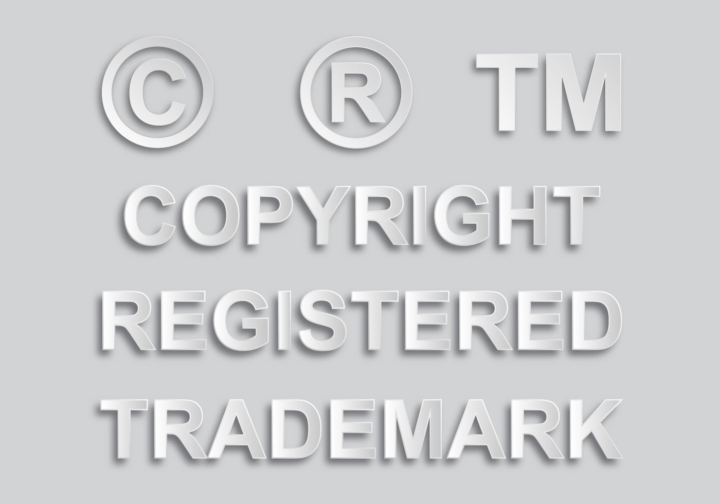 Copyright and Trademark Sign Vectors 145158 Vector Art at Vecteezy