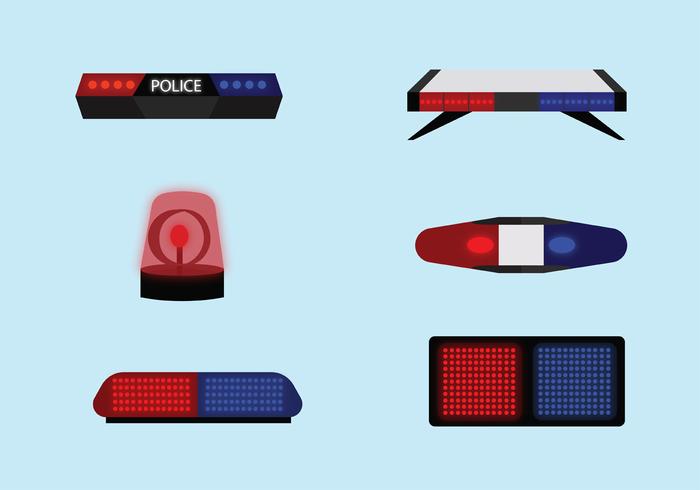 Police Light Vector Pack