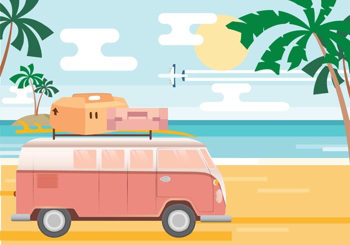 Beach Vacation Vector