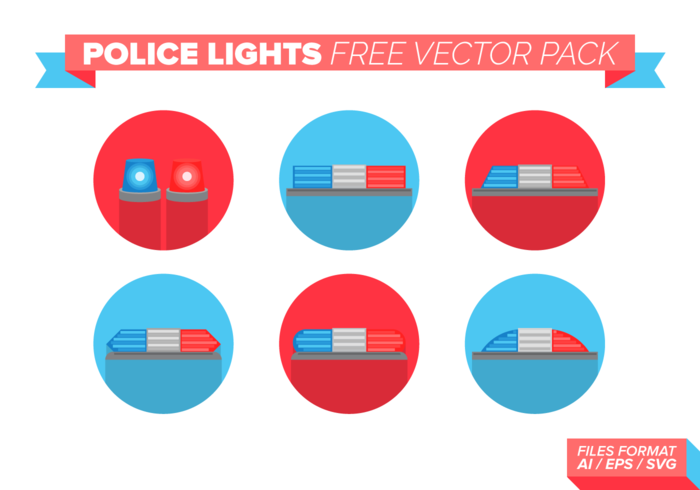 Police Lights Free Vector Pack Police Lights Free Vector Pack