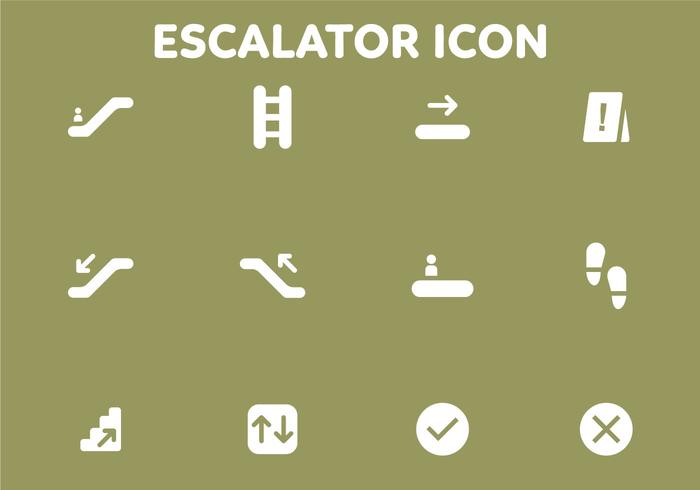 Stair And Gateway Vector Icon Pack Stair And Gateway Vector Icon Pack