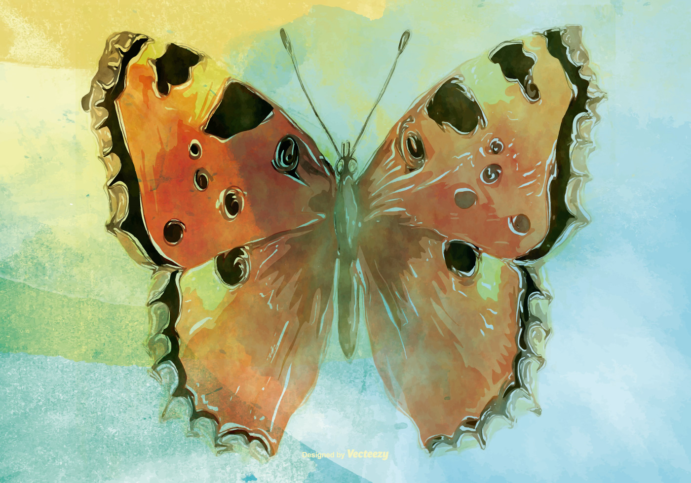 Free Free Butterfly Watercolor Svg 133 SVG PNG EPS DXF File