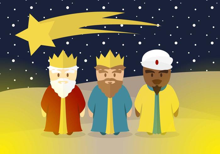 Epiphany Kings Magic Illustration Vector